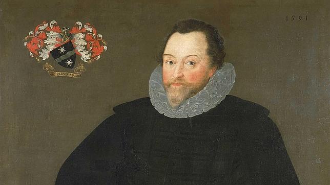 Portrait of Sir Francis Drake painted by Marcus Gheeraerts the Younger