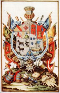 Coat of arms of Bernardo de Gálvez. I alone.