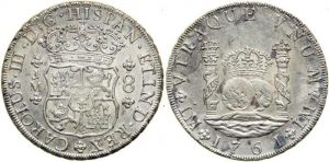 Real de a ocho of Carlos III