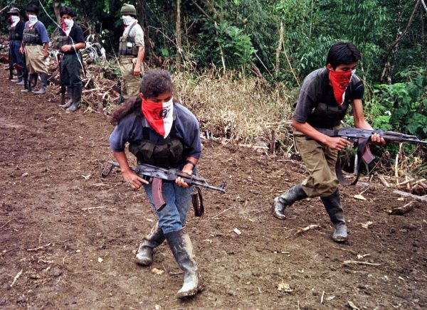Castillo's new minister supported the far-left Peruvian terrorist organisation founded in 1982. In the picture, guerrillas of the Tupac Amaru Revolutionary Movement in the Peruvian jungle (Europa Press).