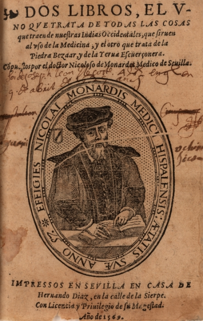 Portrait of Nicolas Bautista Monardes.
