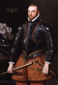 Sir Richard Grenville, 17th century, based on a work of 1571