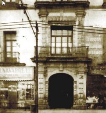 Figure 6. Main entrance of the Hospital Real de San José de los Naturales in Mexico City.