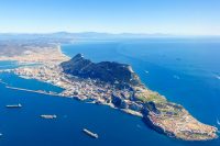 Aerial view of Gibraltar 