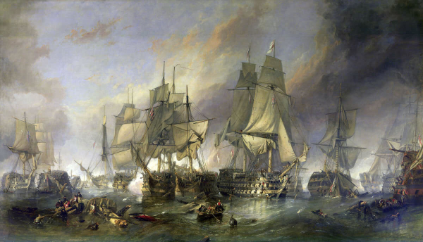 The Battle of Trafalgar, by Clarkson Frederick Stanfield