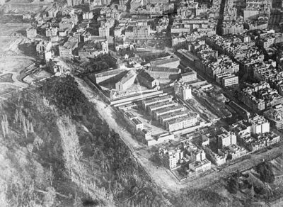 View of the area of the Modelo Prison of Madrid